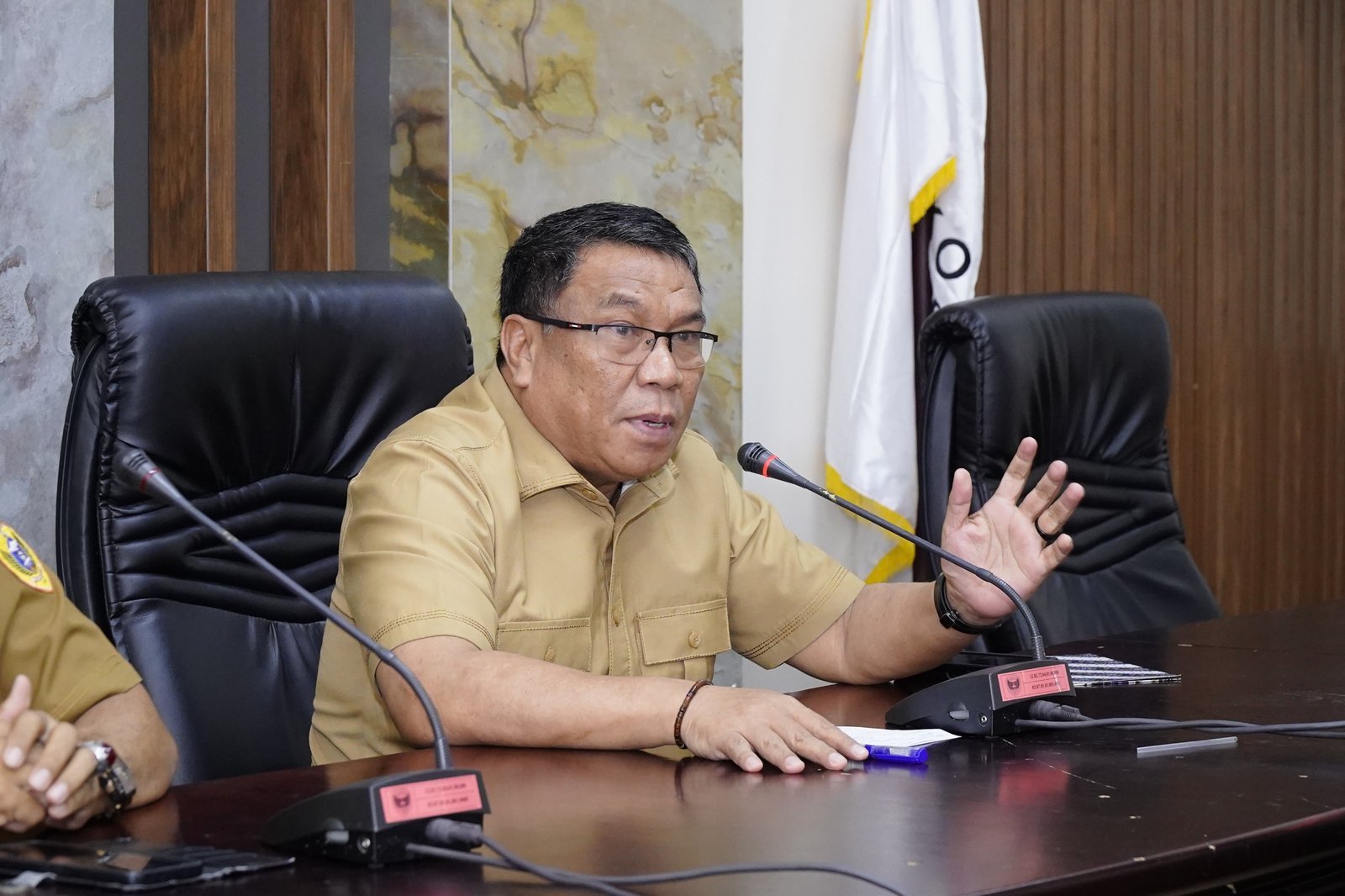 Sekretaris Daerah Kota Tidore Kepulauan Ismail Dukomalamo.