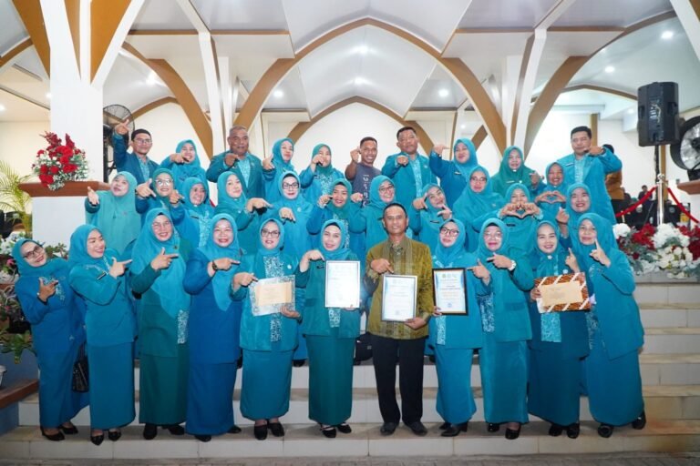 Kegiatan Hari Kesatuan Gerak (HKG) ke-54 Tahun 2026 tingkat Provinsi Maluku Utara di Maba, Halmahera Timur, Sabtu (25/10/2026).