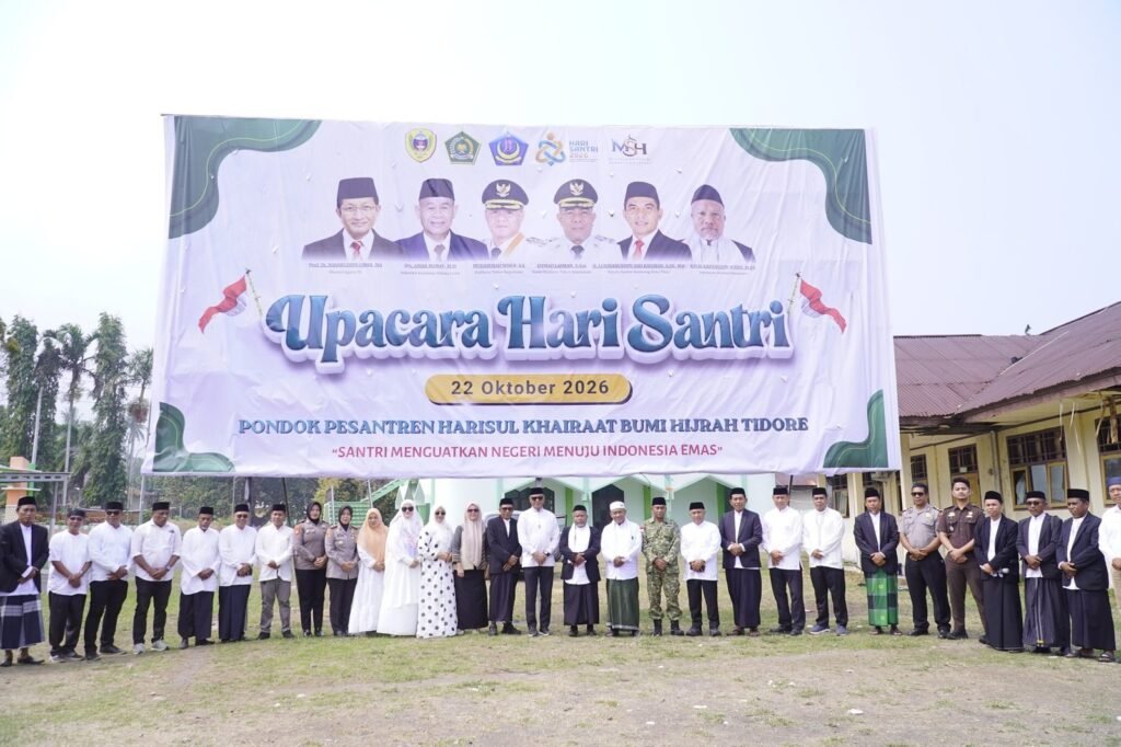 Peringatan Hari Santri Nasional 2026 Dipimpin Wali Kota Sinen di Ome, Tidore — foto 1